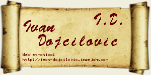 Ivan Dojčilović vizit kartica